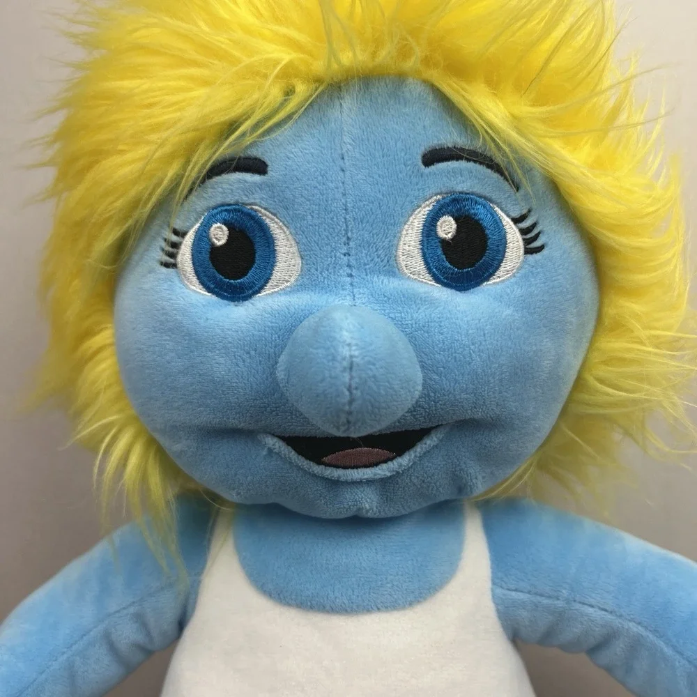 Smurf Build A Bear Workshop Blue Smurfette Girl Toy Plush Stuffed Animal 18